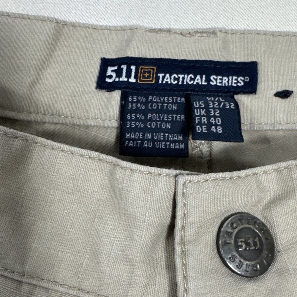 5.11 Tactical Series Cargo Pants Khaki Men’s 32x32 Utility Work Hiking 2 Pairs - Picture 9 of 16